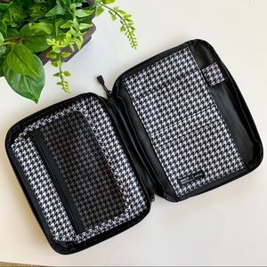 Lihit Lab A5 Zippered Notebook Pouch - Houndstooth